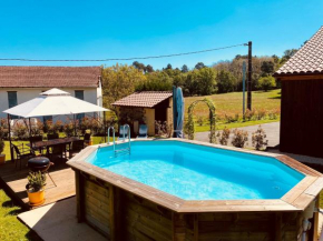 3-Star Tourism Rated Holiday Home with Aircon and Private Heated Pool - 45 Mins from Sarlat